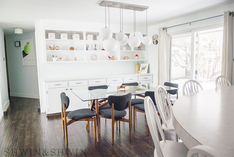 Mid Century Modern Dining Room || Renovation || Shwin and Shwin