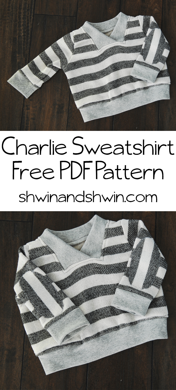 Charlie Sweatshirt || Free PDF Pattern 