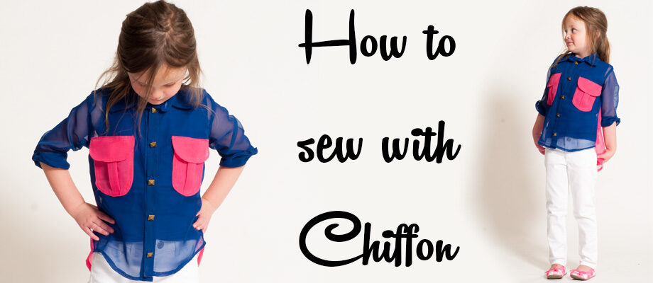 Bookworm Button Up || How to Sew with Chiffon