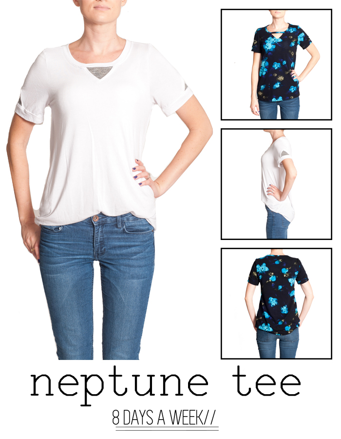 8 Days a Week Collection || Neptune Tee || Women's Patterns