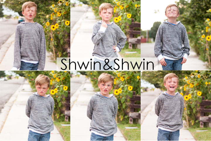 Boys Hooded Sweatshirt || Free PDF Pattern || Shwin&Shwin