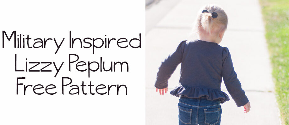 Military Inspired Peplum Jacket || Free PDF Pattern