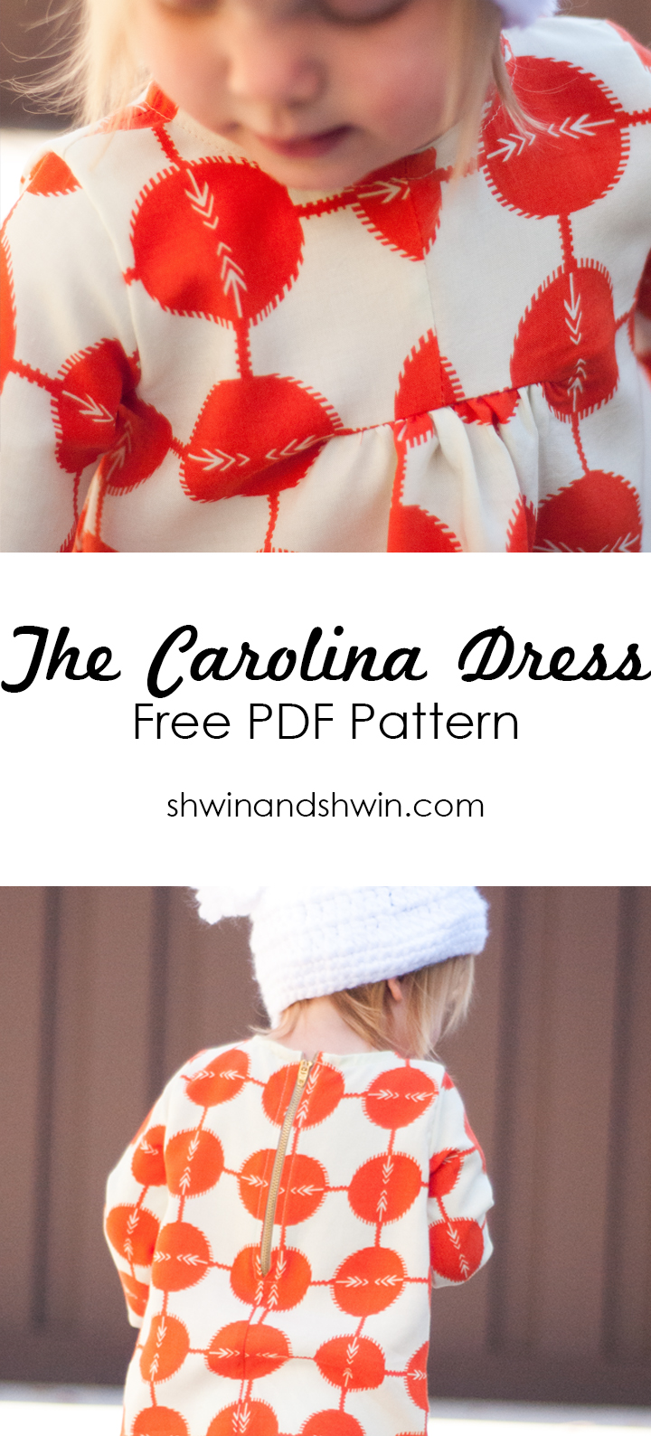 The Carolina Dress || Free PDF Pattern || Shwin&Shwin