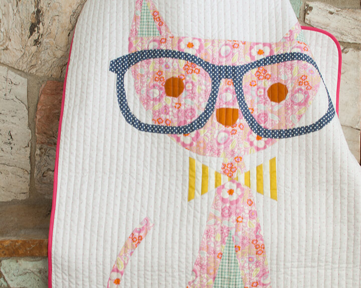 Hipster Cat Quilt || Free PDF Pattern