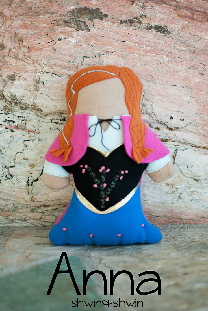 Princess Sofites || Frozen inspired dolls || FREE pattern || shwin&shwin