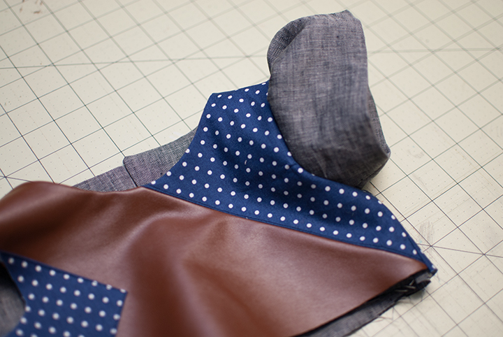 Pieced Bodice Dress || Leather&Linen || Free PDF Pattern || Shwin&Shwin