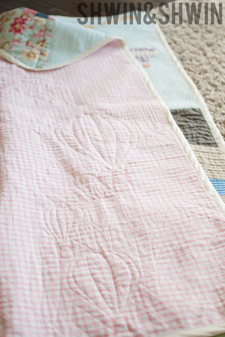Vintage Babar Inspired Quilt || Free Printable Pattern || Shwin&Shwin