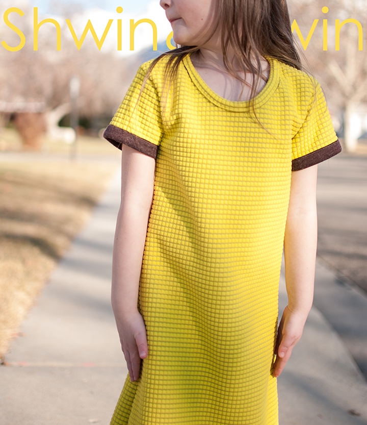 30 Min Tee Shirt Dress || Free PDF Pattern || Shwin&Shwin