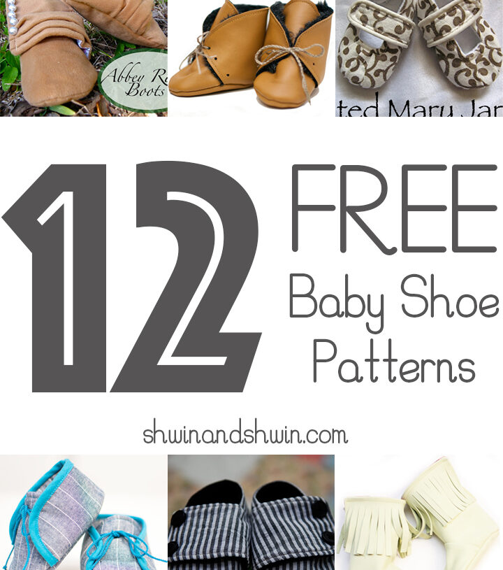 12 Free Baby Shoe Patterns