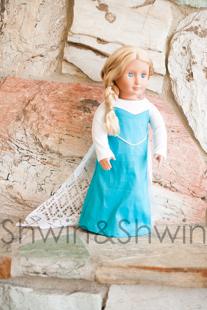 Elsa18Elsa Inspired Doll Dress || Free PDF Pattern || Shwin&Shwin