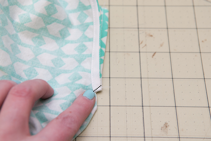 How to sew a bias bound hem and placket || Georgia Twirl Dress || Shwin&Shwin