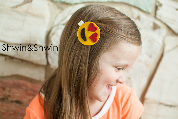DIY Emoticon Hair Clips || Shwin&Shwin