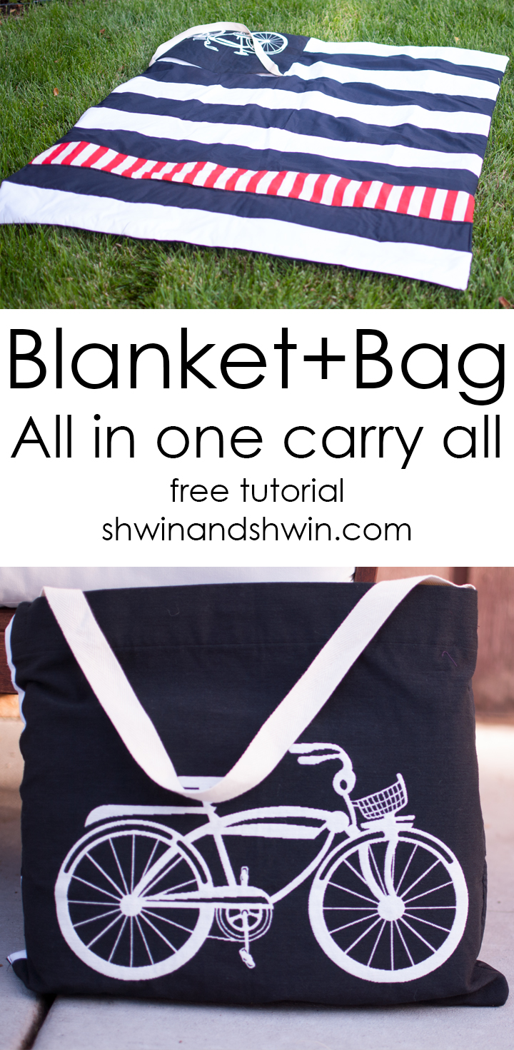 Blanket+Bag All in One || Square by Design Fabric #joann  || Shwin&Shwin