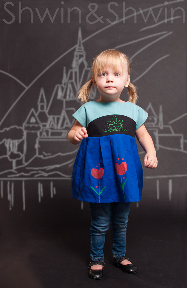 Everyday Princess Tunic || Anna || From the Maggie Mae Pattern by Shwin Designs