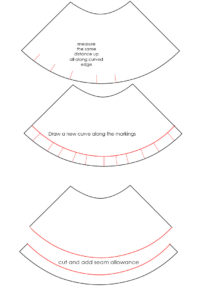 The Diamond Dress || How to make a color blocked hem - Shwin & Shwin