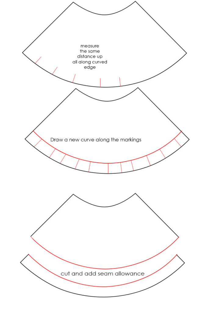 The Diamond Dress || How to make a color blocked hem - Shwin & Shwin