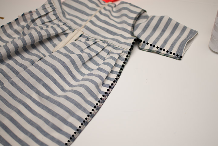 Linen+Leather Dress || Free PDF Pattern sizes 12m-8Y 