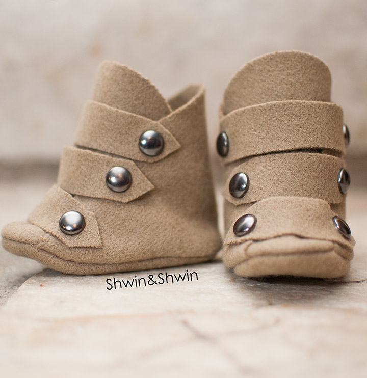 Wool riding boots for baby || FREE PDF Pattern || Shwin&Shwin