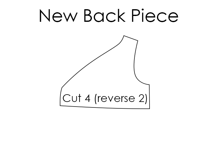 How to modify the back of The London Pattern for more back coverage. 