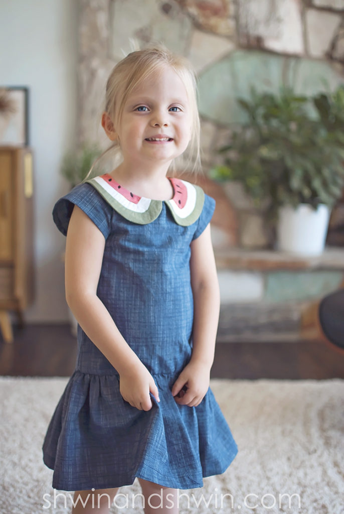 Watermelon Dress || FREE PDF Pattern - Shwin & Shwin