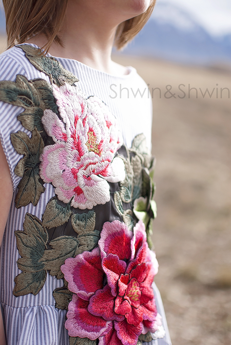 Embroidered Floral Easter Dress || Shwin&Shwin