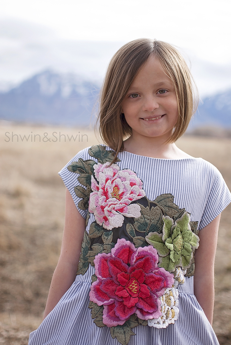 Embroidered Floral Easter Dress || Shwin&Shwin