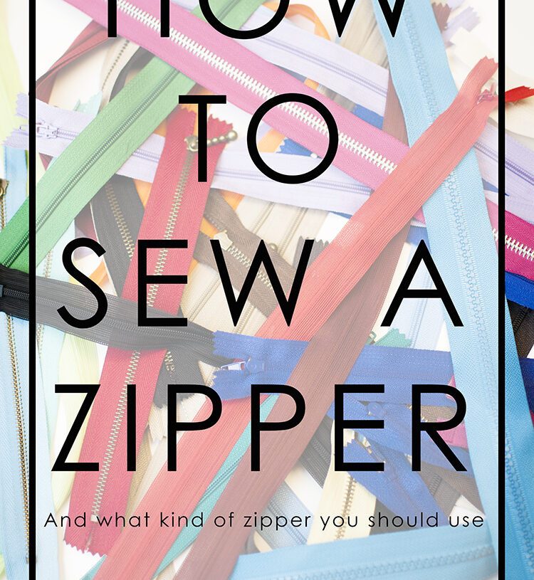 How to sew zippers || Sewing 101