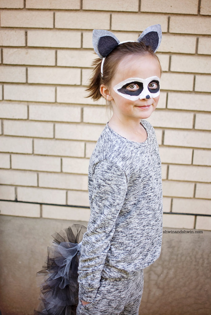 Diy Raccoon Costume Shwin And Shwin 3483