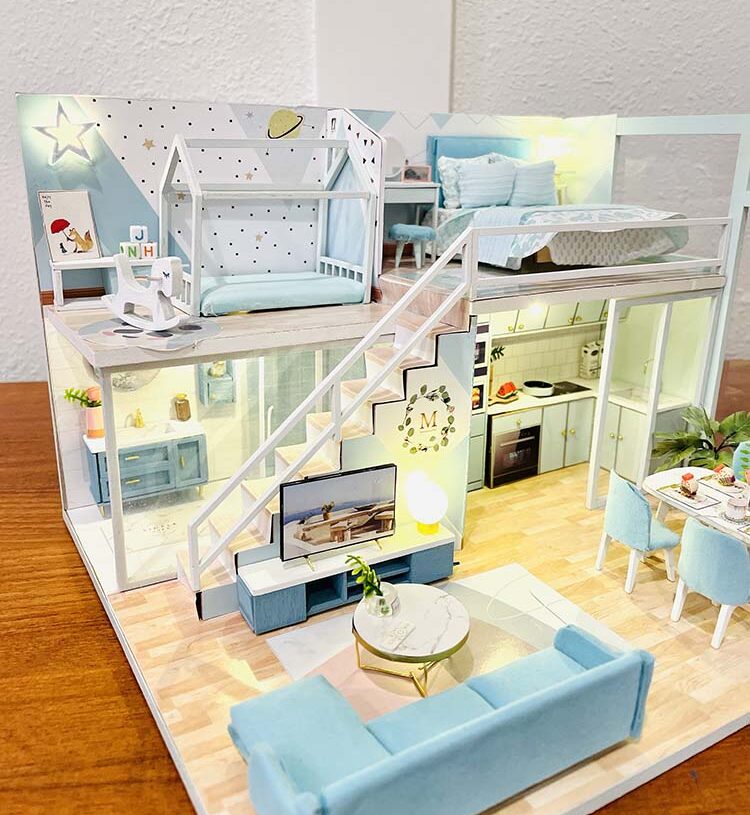 Miniature doll store houses diy