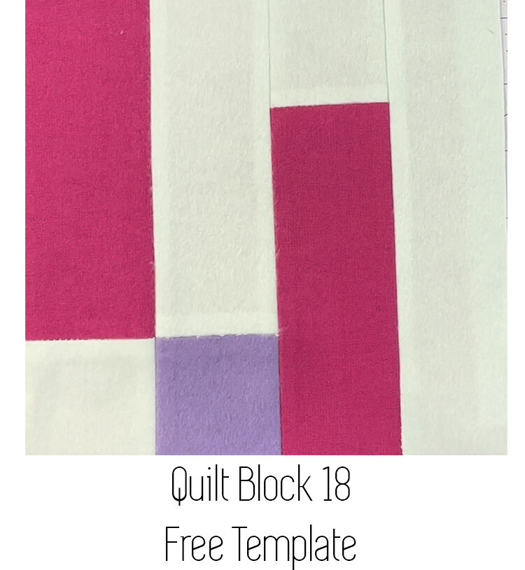 Quilt Block 18 || Free Template