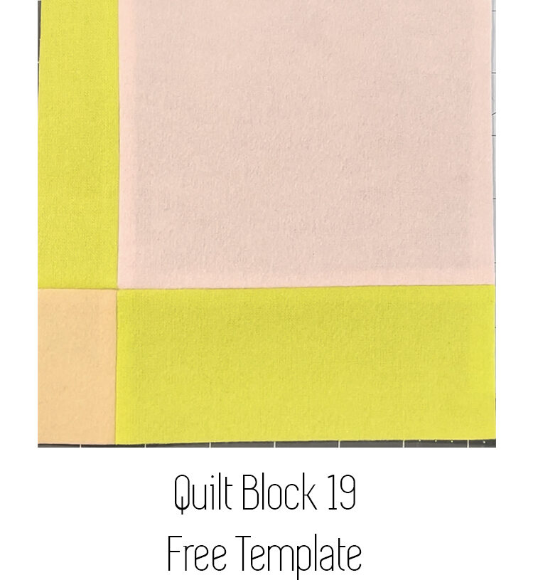 Quilt Block 19 || Free Template