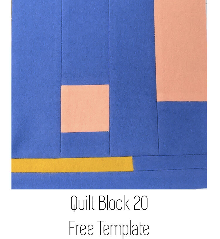 Quilt Block 20 || Free Template