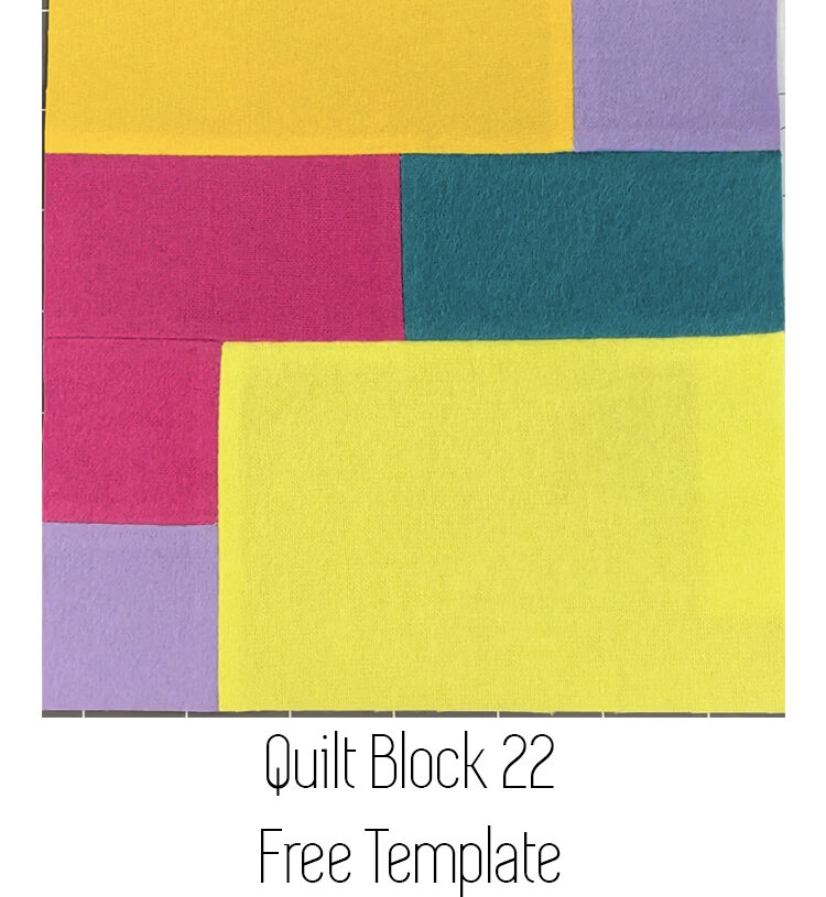 Quilt Block 22 || Free Template