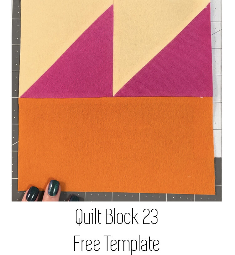 Quilt Block 23 || Free Template