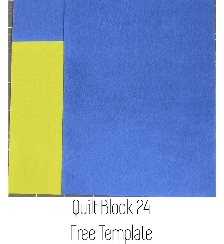 Quilt Block 24 || Free Template